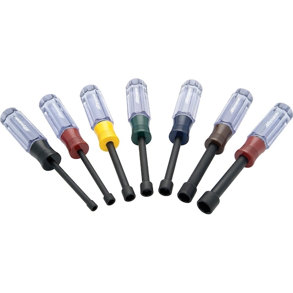 Tools 7 Piece SAE Nut Driver Set, Acetate Handles